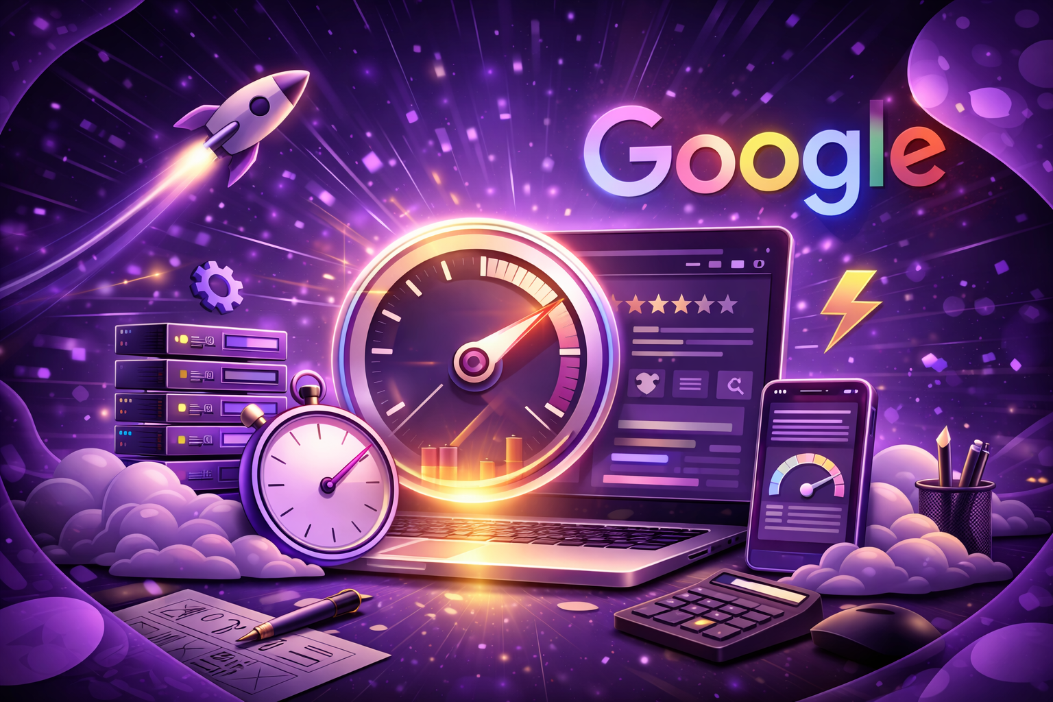 Tecnología y velocidad de Google